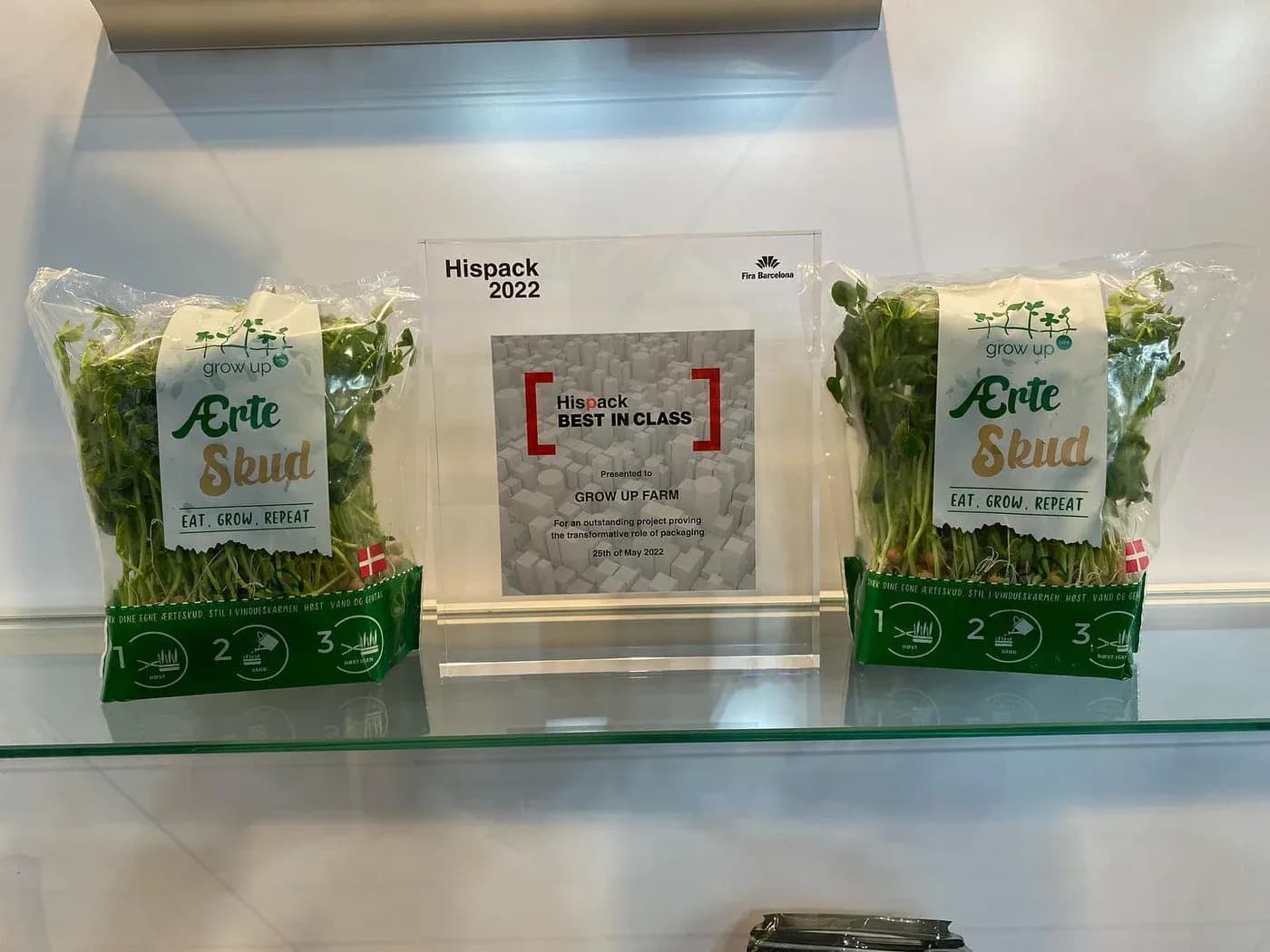 Grow Up Farm gewinnt "Best in Class" auf der Hispack 2022