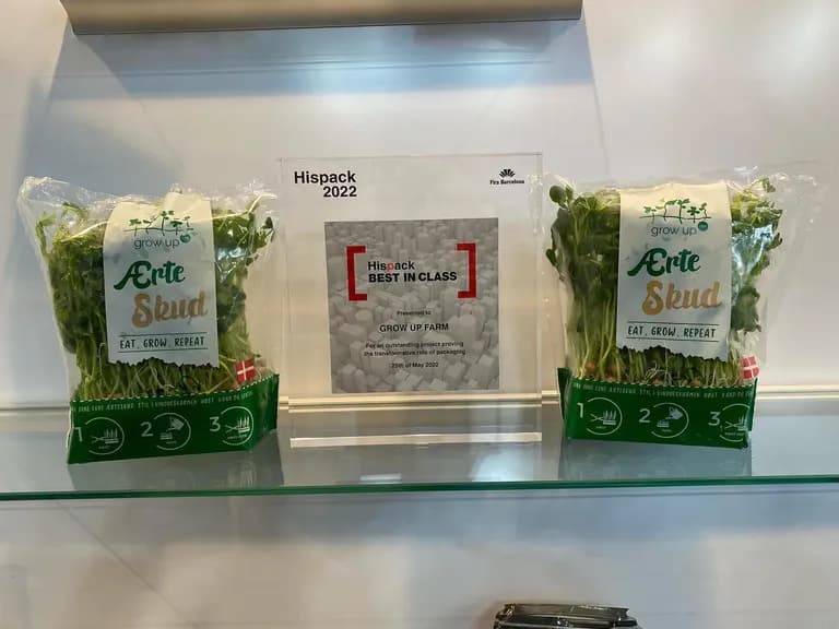 Grow Up Farm vinder "Best in Class" på Hispack 2022